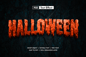 Set Of Horror Text Effect Vol 1