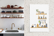 Abstract Kitchen vector clipart, a Decorative Illustration by ArtPavo (Thumbnail 2 of 13)