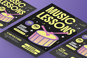 Music Lesson Flyer Set, a Flyer Template by Annora Studio (Thumbnail 2 of 6)