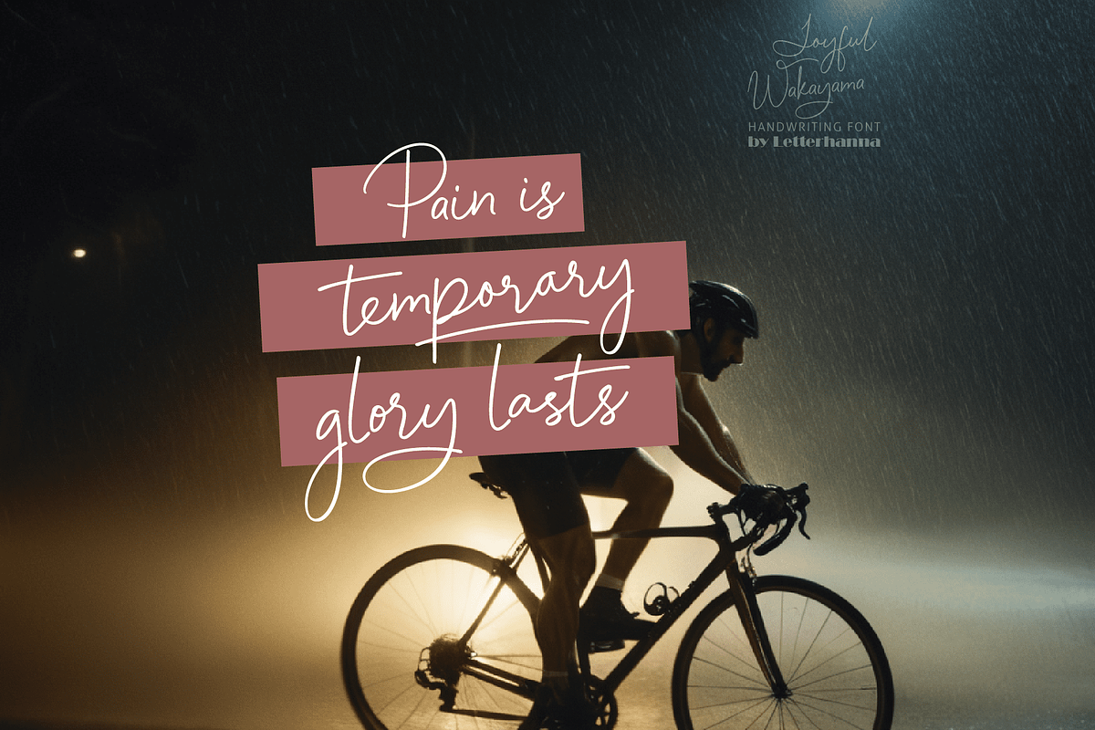 Joyful Wakayama Font, a Handwritten Font by Letterhanna Studio (Photo 3 of 19)