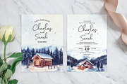 Watercolor Winter Landscapes, an Illustration by Yorda Studio (Thumbnail 6 of 11)