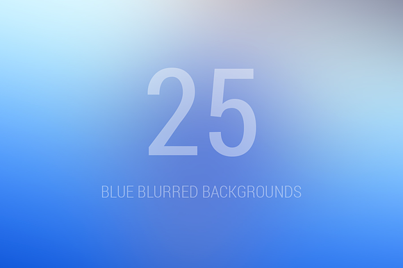 25 Blue Blurred Background preview 4