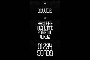 OCCVLTE font