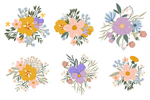 Romantic Spring & Flowers Clipart