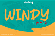 Oh honey Windy Summerfont, a Sans Serif Font by ForzaType (Thumbnail 1 of 9)