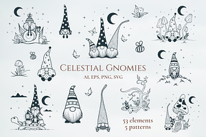 Magic Celestial Gnome Collection