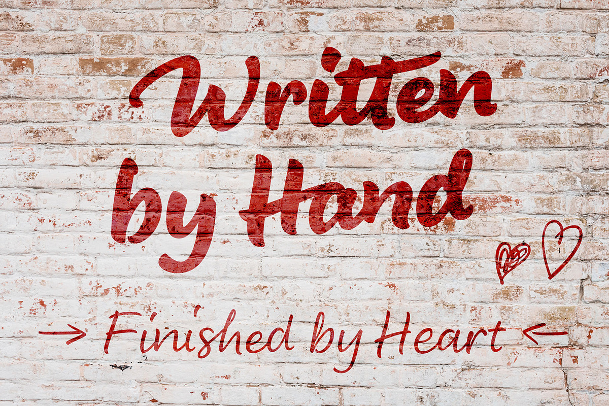 LiebeHeide Brush, a Font by LiebeFonts (Photo 13 of 20)