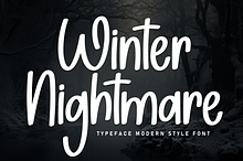 Winter Nightmare | Script Font