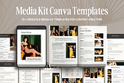 Influencer Media Kit Canva Templates, a Presentation Template by Fallon Gerst (Thumbnail 3 of 12)