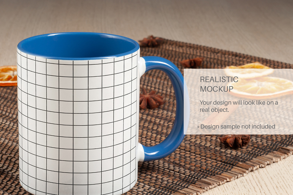 11oz Two-tone Mug Mockup, a Cups & Container Mockup by MockupsBox (Photo 2 of 4)