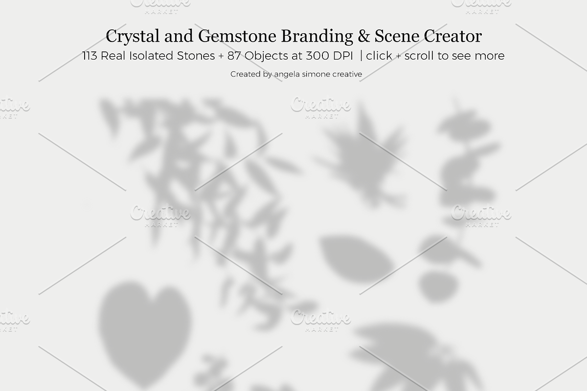 Crystal & Gemstone Mock Up Creator, a Product Mockup by angela simone creative (Photo 8 of 10)