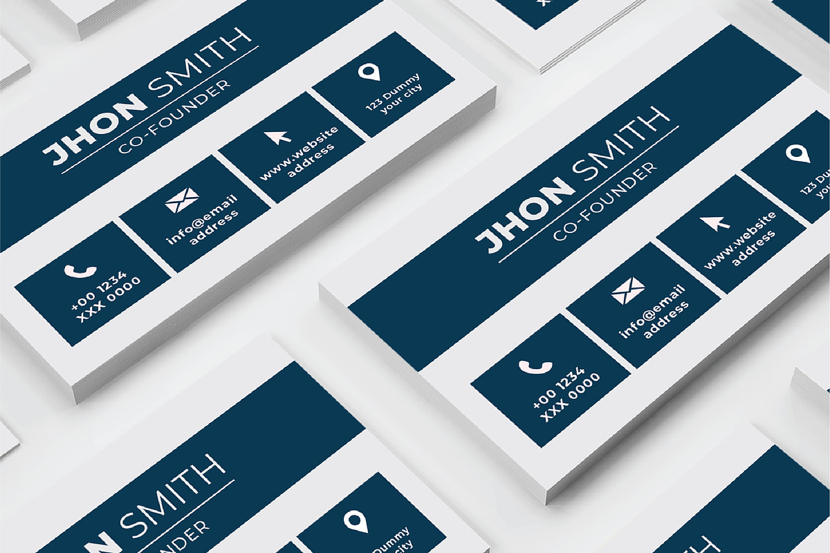 Minimalistic Creative Business Card, a Business Card Template by M9 Design (Photo 3 of 3)