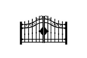 Ornate Wrought Iron Gate Vector Bund, an Illustration by Designs_River (Thumbnail 2 of 47)