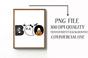 Halloween Boo-Ghost PNG, an Illustration by Libby Wishes (Thumbnail 2 of 4)