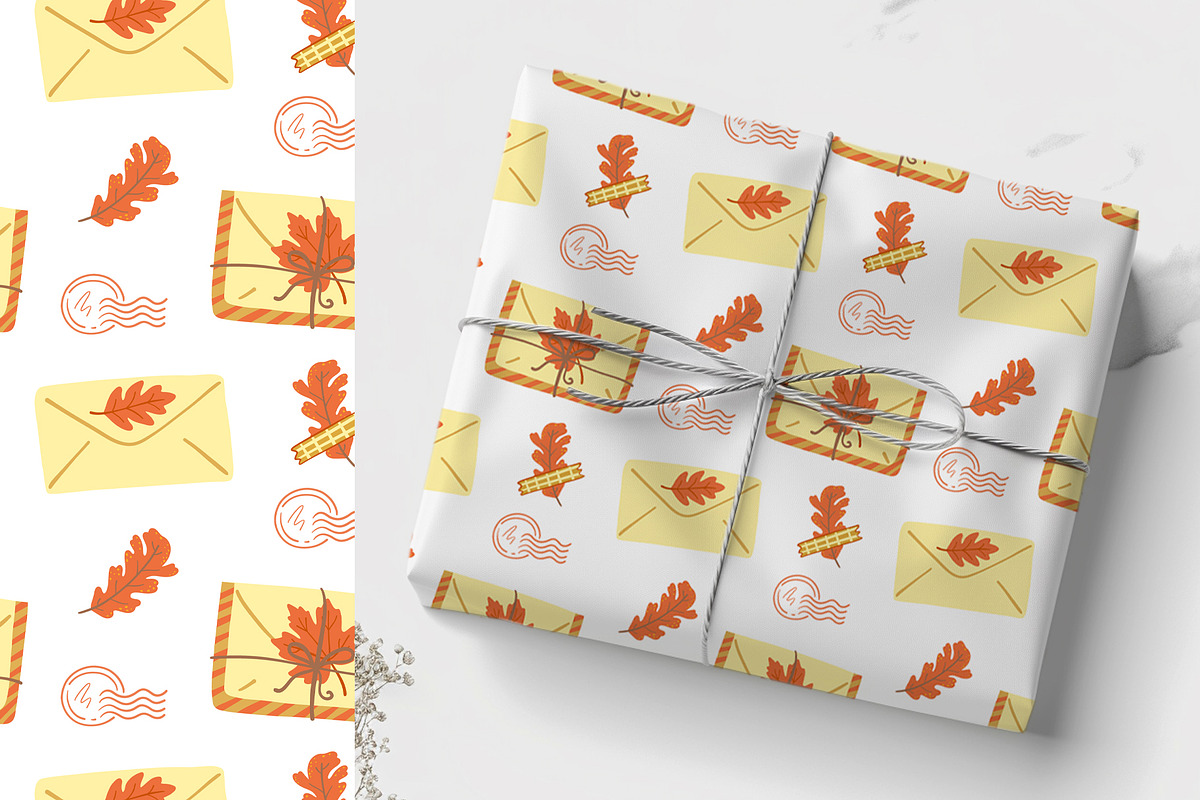 Snail Mail clipart patterns, a Seasonal Illustration by Carpet Tapete Pretzel (Photo 6 of 10)