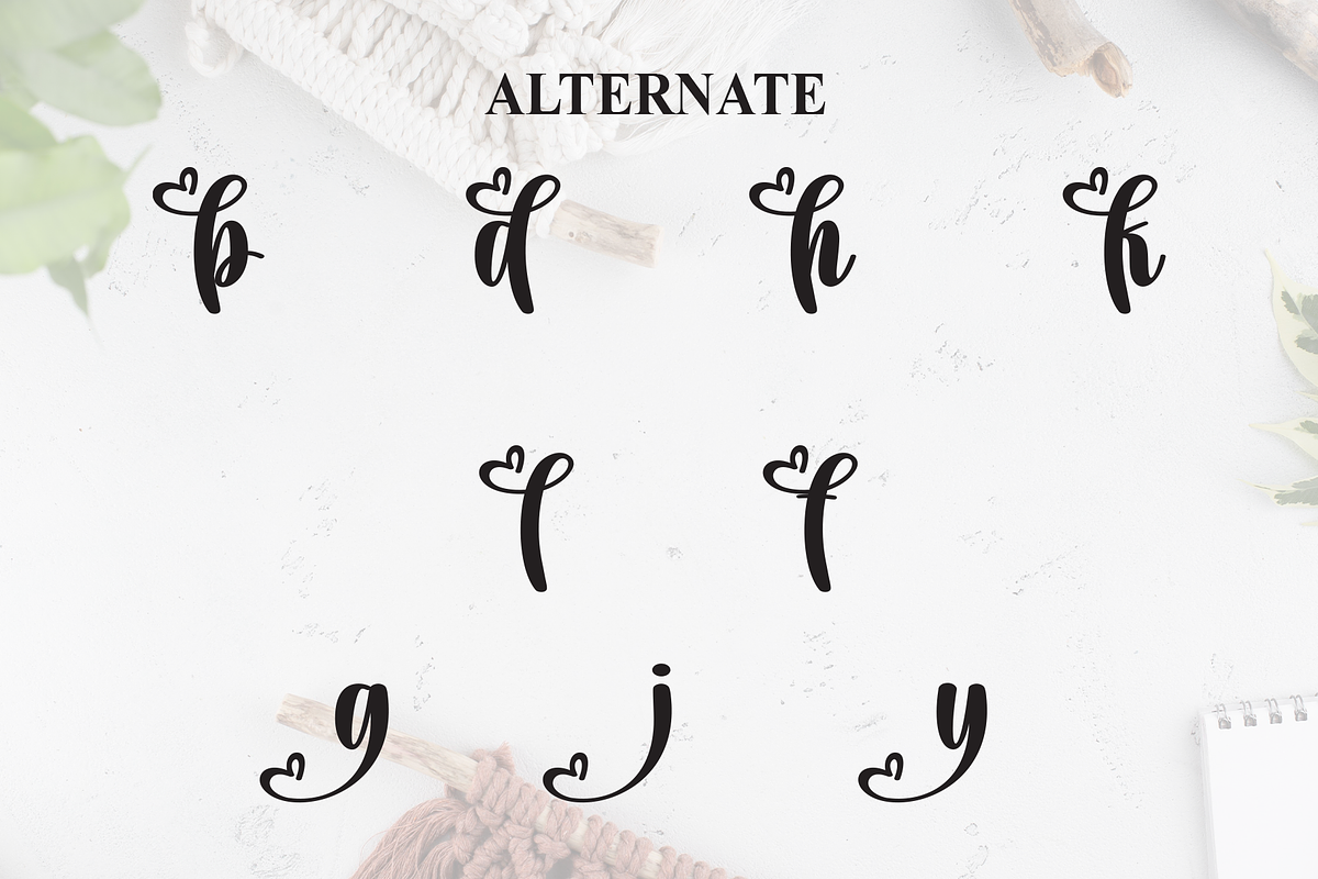 Original | Script Font, a Handwritten Font by Scratchones (Photo 8 of 9)