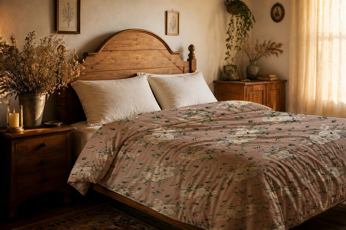 Rustic Bedroom Mockup PSD, a Household Mockup by elfy creative (Photo 3 of 4)