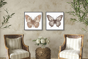 Vintage Butterfly Clipart