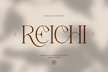 Reichi || Modern Classy Serif Font