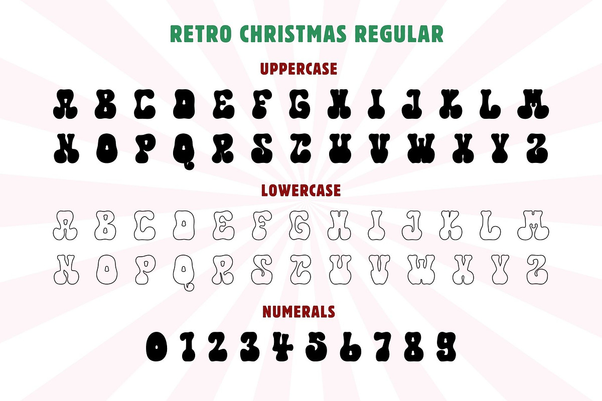 Retro Christmas - Duo Font, a Script Font by AnningArts (Photo 8 of 9)