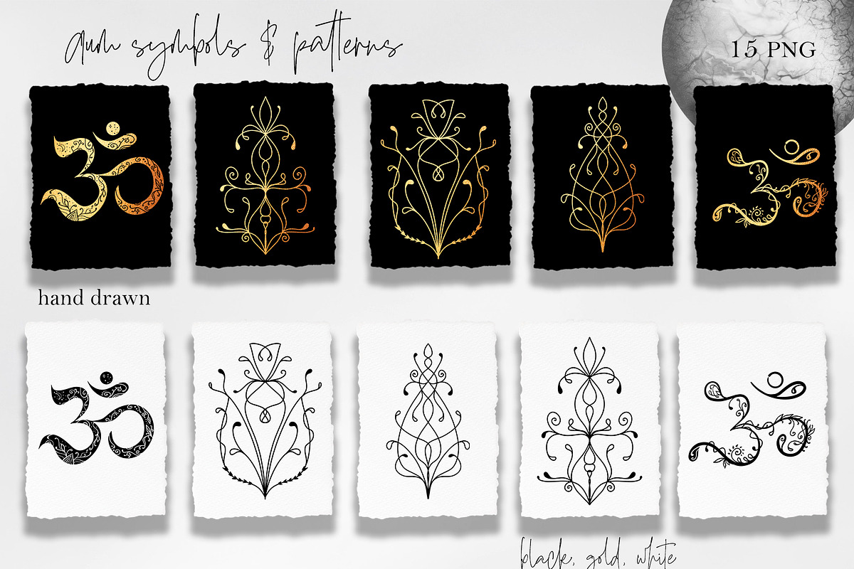 SACRED GALAXY YOGA. MAGICAL BUNDLE, an Illustration by ArtOLB (Photo 9 of 12)