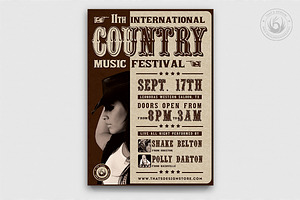 Country Live Flyer Template V7