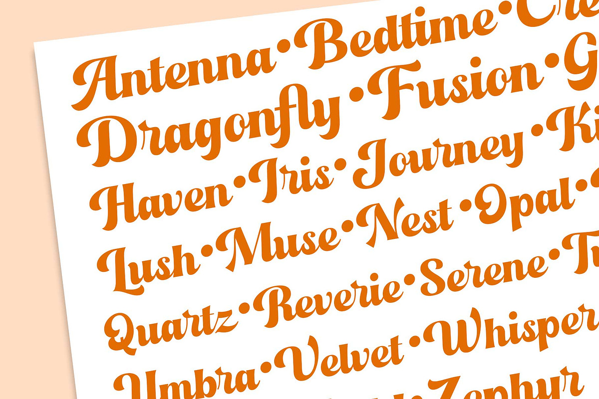 Bold Vintage Script - Hendika, a Script Font by Novitype (Photo 11 of 13)