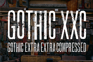 Gothic Extra Extra Compressed