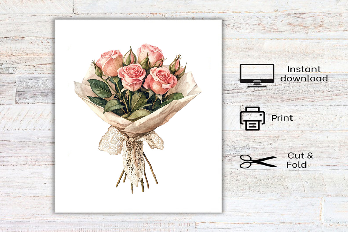 Watercolor Victorian Clipart Bundle, an Illustration by Canvas Craft (Photo 8 of 8)