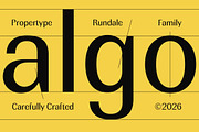 Rundale, a Sans Serif Font by Propertype (Thumbnail 10 of 15)