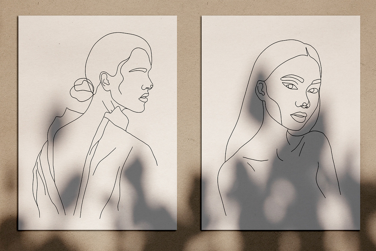 15 Minimalist Woman Line Art, a Decorative Illustration by Miracles Everywhere (Photo 7 of 9)