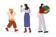 People with organic food produce set, a Person Illustration by Good Studio (Thumbnail 2 of 4)