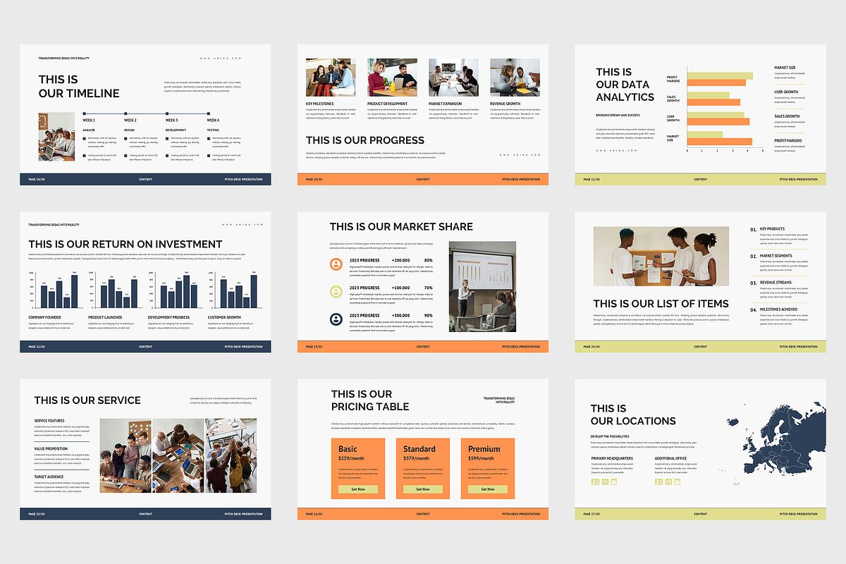 Abina : Pitch Deck Keynote, a Presentation Template by Punkl Camp (Photo 8 of 9)