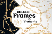 Golden frames & elements, an Illustration by ollalya (Thumbnail 1 of 3)