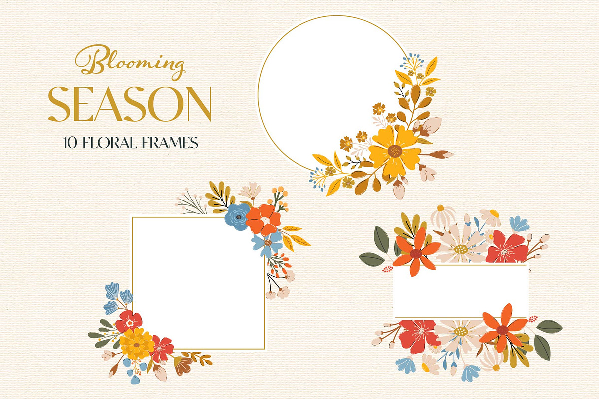 Blooming Season. Flowers & Patterns, a Decorative Illustration by EltaMaxArt (Photo 6 of 14)