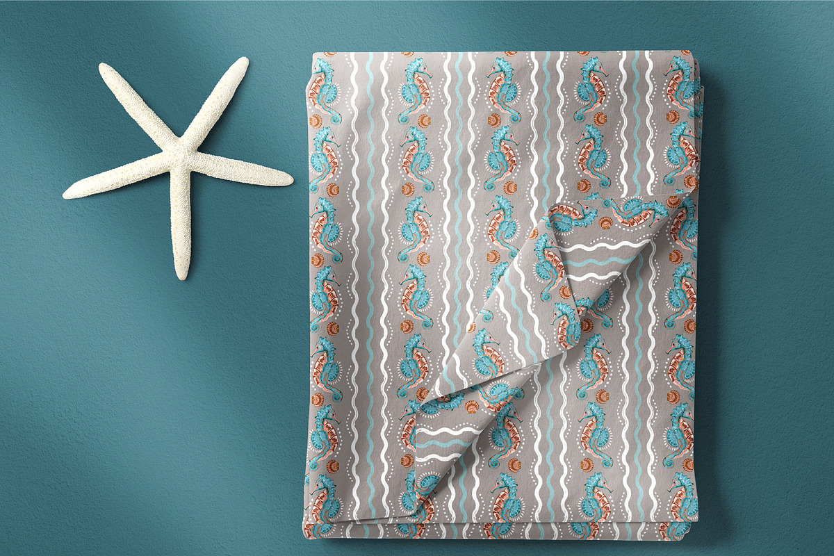 SEA MONSTERS, a Pattern Graphic by MSNTY STUDIOX (Photo 12 of 30)