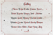 Sallfrog, a Blackletter Font by ismanayuda (Thumbnail 7 of 7)