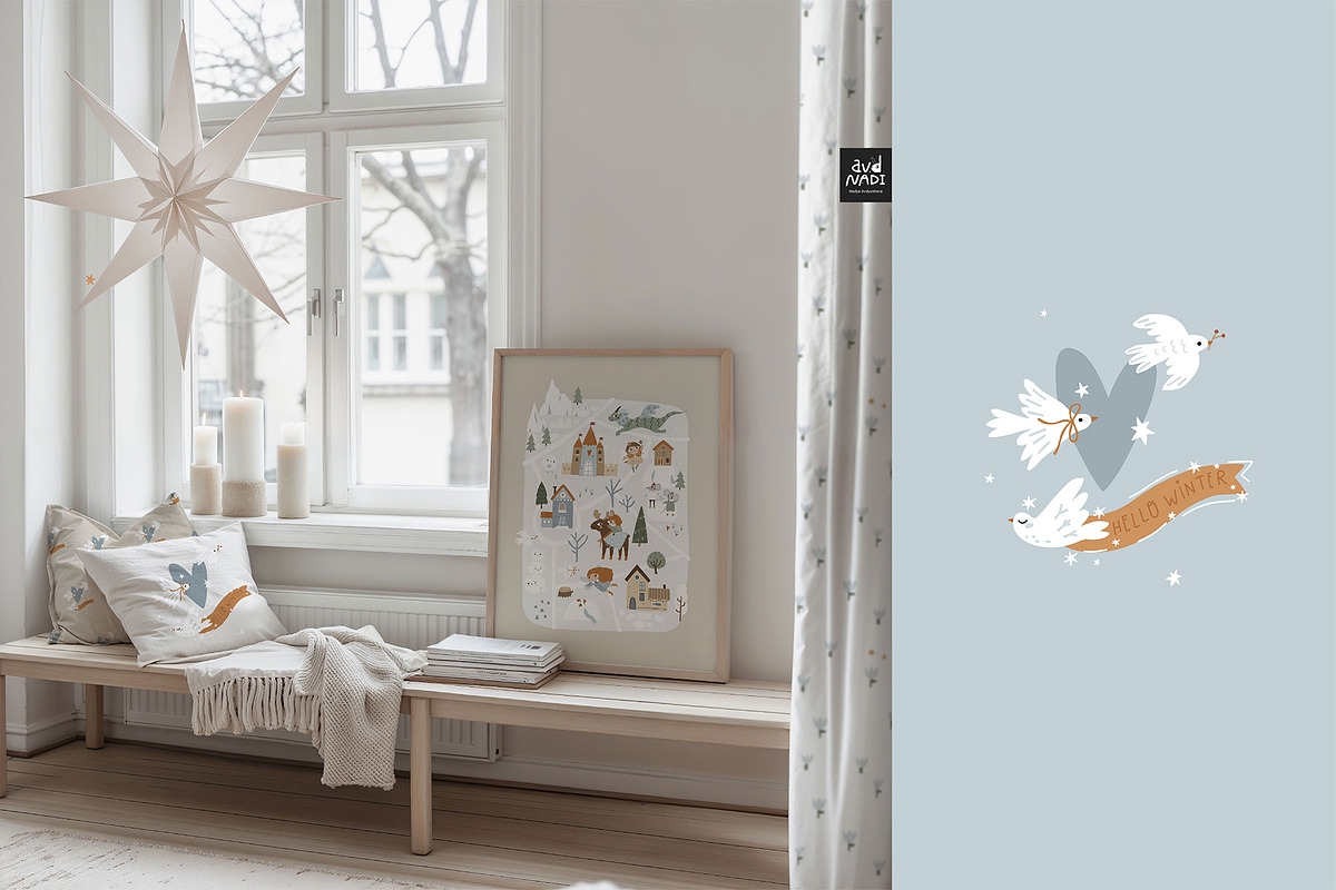 Winter fairy tale - kids collection, a Seasonal Illustration by avdnadi (Photo 13 of 13)