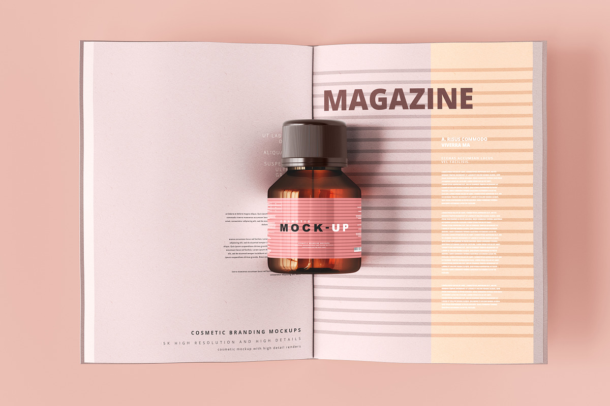 250+ Cosmetic Branding Mockup Bundle, a Cups & Container Mockup by pmvch (Photo 246 of 273)