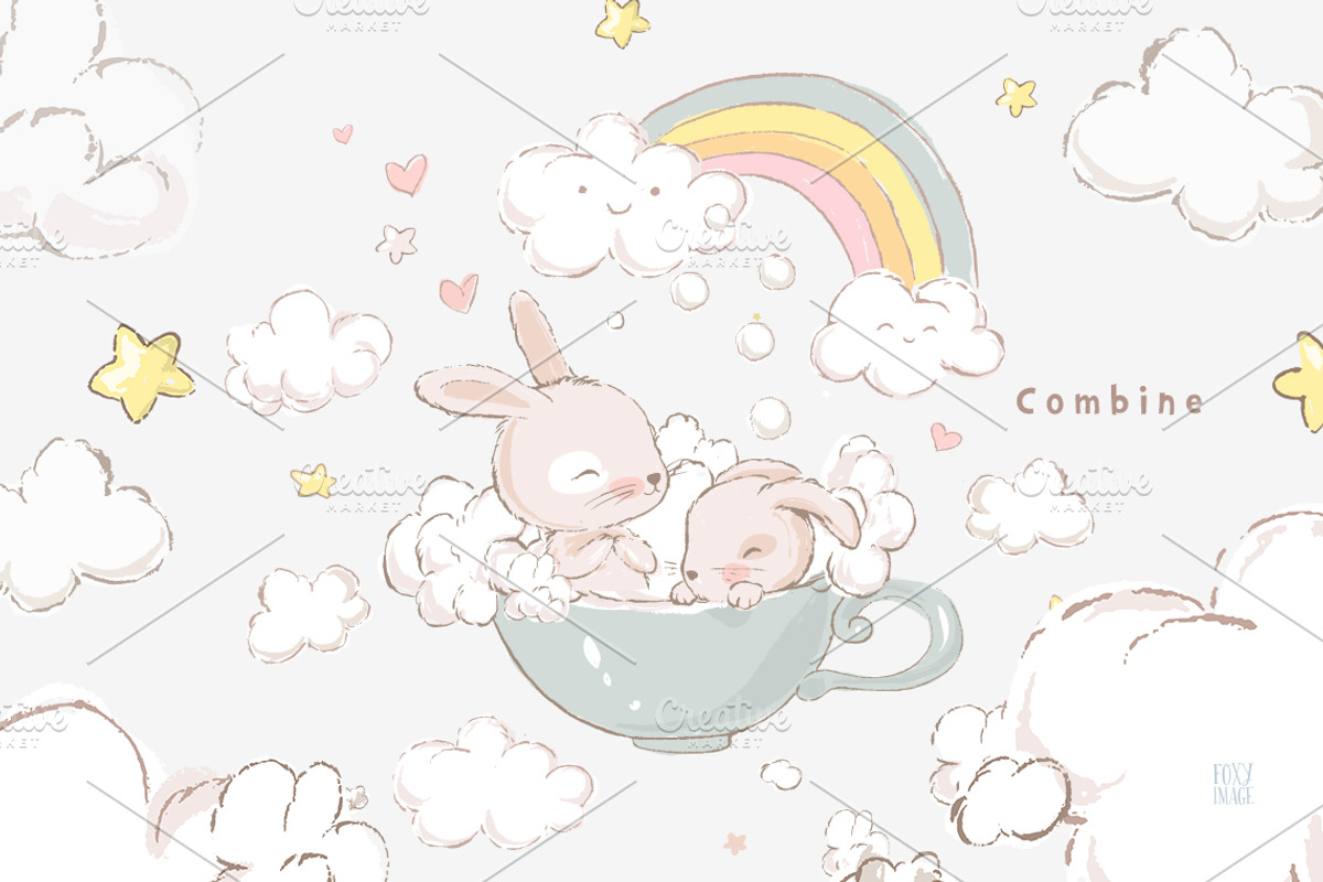 Lovely Bunnies, an Illustration by FoxyImage (Photo 5 of 8)