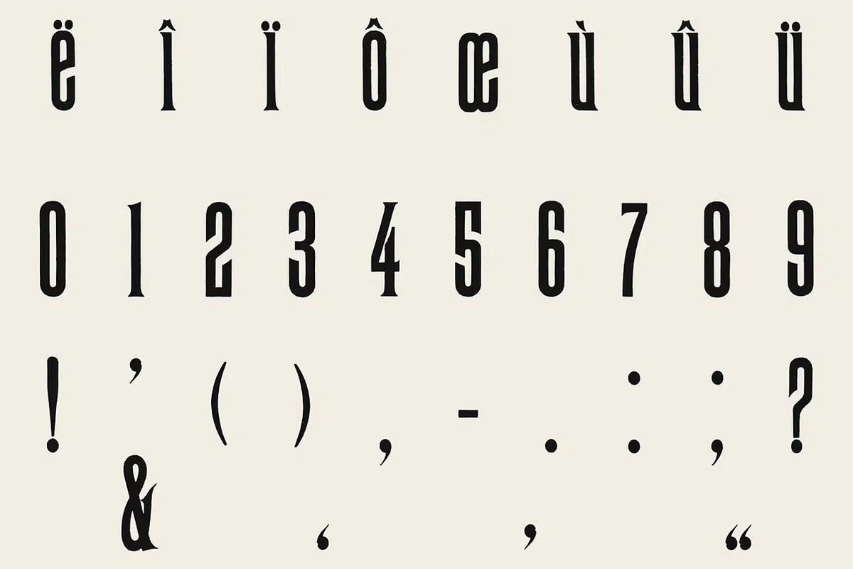 Condensed Gothic Typeface, a Serif Font by Century Library (Photo 4 of 6)
