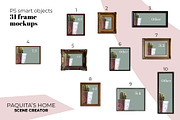 Paquita's Scene Creator - 31 frames, a Household Mockup by bluevan (Thumbnail 8 of 16)