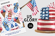 US GLORY, a Decorative Illustration by Design X0 (Thumbnail 1 of 13)