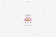 Rainbows and unicorns clipart, a Decorative Illustration by CreativeByLu (Thumbnail 15 of 15)