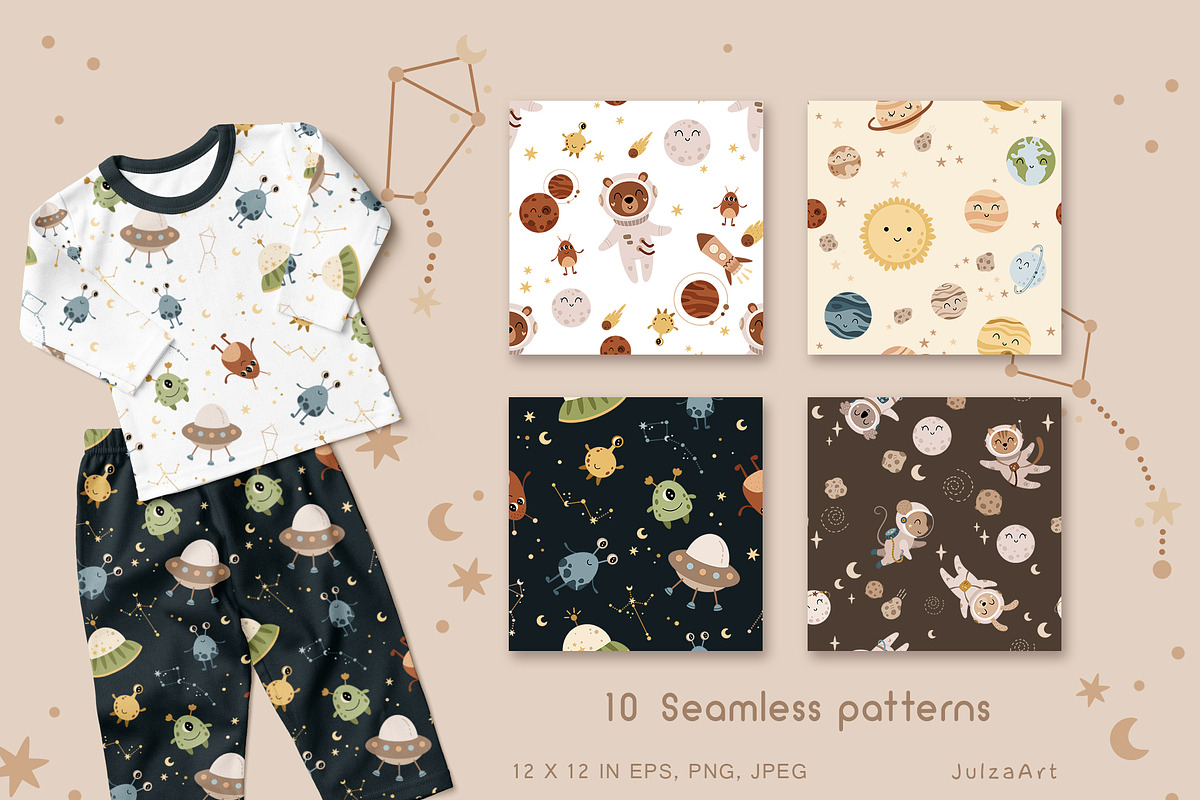 Outer space collection, an Object Illustration by JulzaArt (Photo 3 of 10)