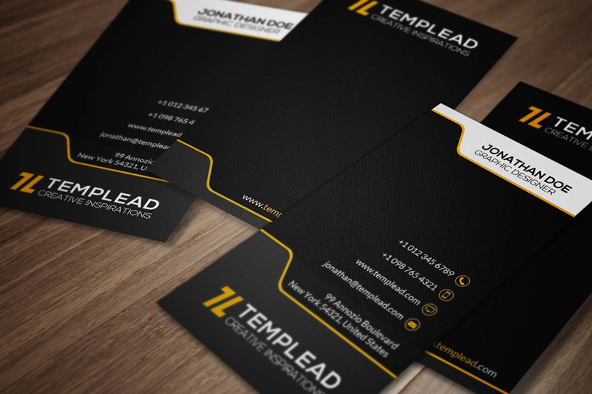 Corporate Business Card CM129, a Business Card Template by annozio (Photo 1 of 4)