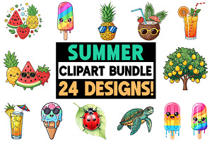 Summer Clipart Bundle