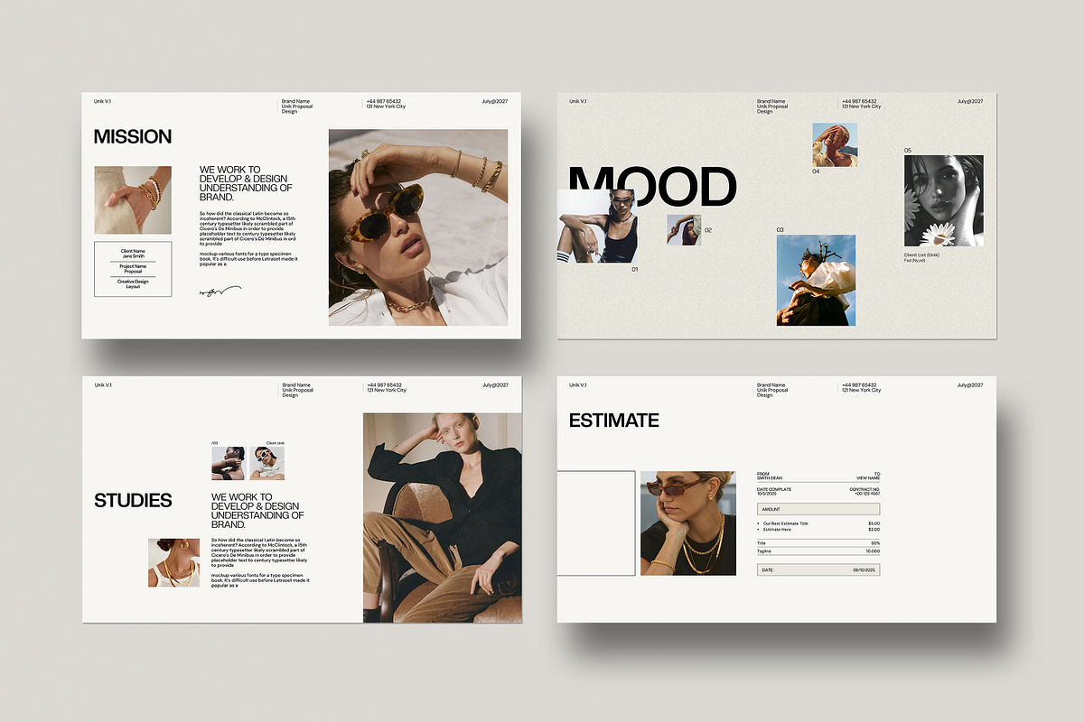 UNIK/ Proposal Presentation Template, a Presentation Template by SlideStock (Photo 8 of 10)