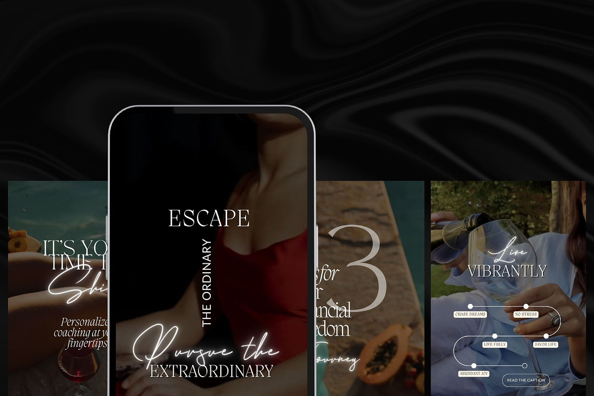 Faceless Instagram Reels Templates, a Social Media Template by design4social (Photo 4 of 8)