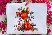Whimsical Woodland Christmas Animals, an Animal Illustration by SVGArt (Thumbnail 4 of 5)